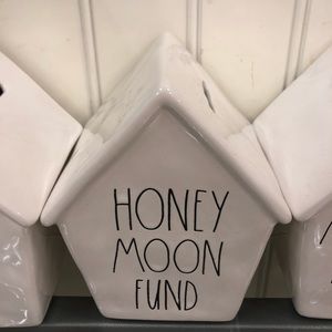 Rae Dunn Honey Moon Fund Piggy Bank